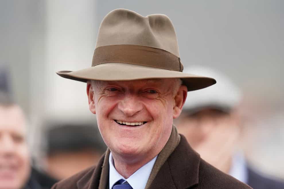 Willie Mullins at Cheltenham on Tuesday (Mike Egerton/PA)