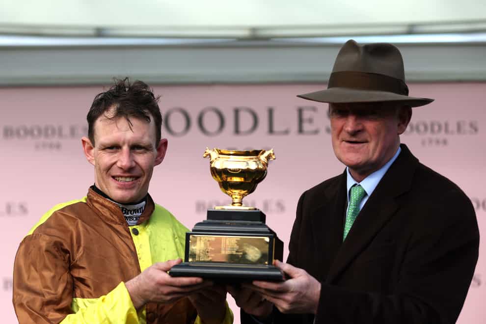 Paul Townend and trainer Willie Mullins (Steve Paston/PA)