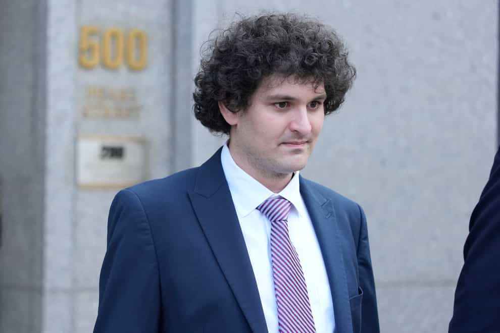 FTX founder Sam Bankman-Fried leaving a New York court in July 2023 (Mary Altaffer/AP)