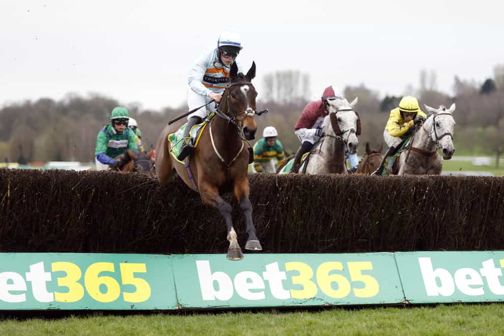 Beauport in action in the bet365 Midlands Grand National (Nigel French/PA)