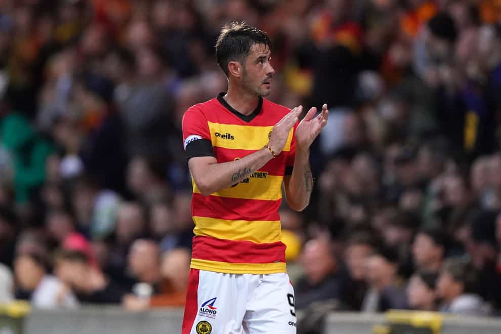 Brian Graham was on target for Partick Thistle (Andrew Milligan/PA).