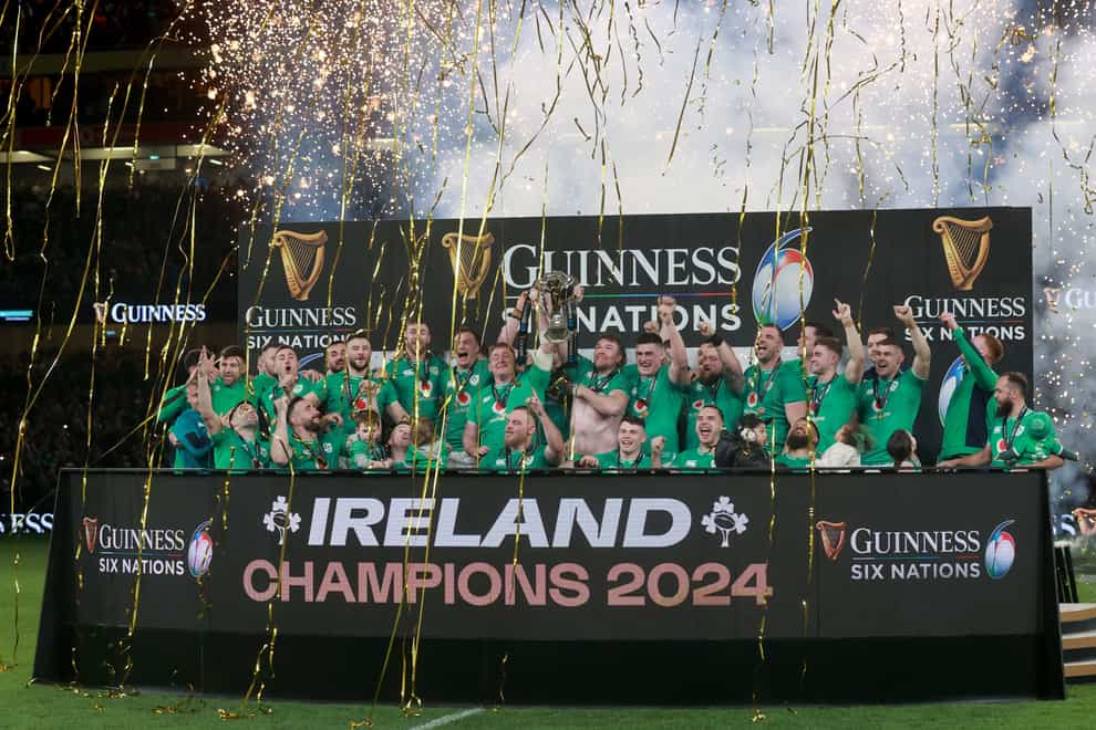 Ireland won back-to-back Six Nations titles (Liam McBurney/PA)