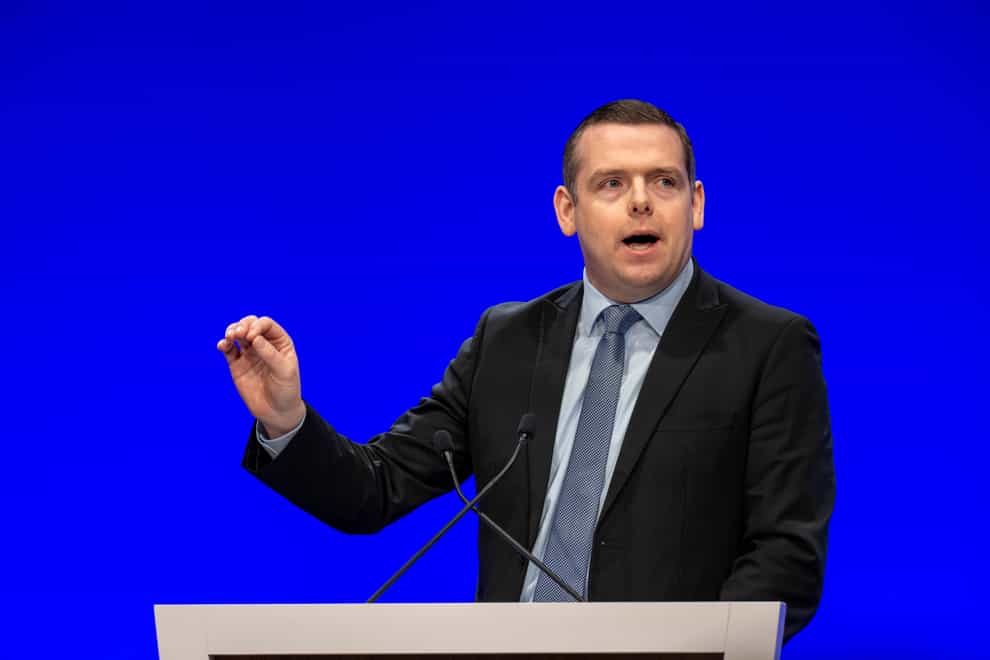 Douglas Ross hit back at the First Minister’s remarks (Michal Wachucik/PA)