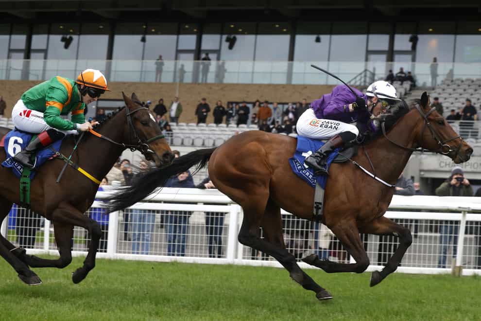 Arizona Blaze made a winning start to his career at the Curragh (PA)