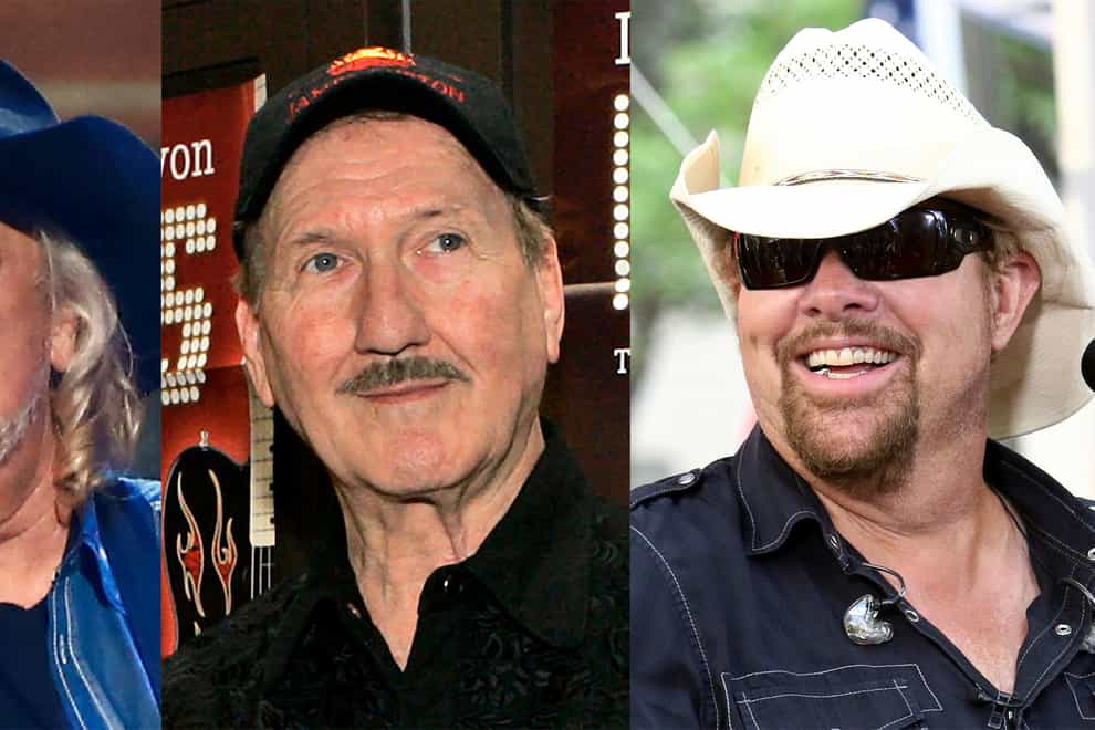 John Anderson, James Burton and Toby Keith are the newest members of the Country Music Hall of Fame (AP)