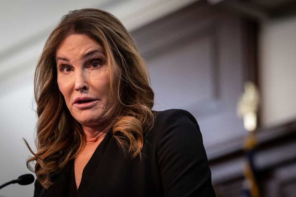 Caitlyn Jenner has backed a New York official’s order banning female sports teams with transgender athletes from using county-owned facilities (Stefan Jeremiah/AP)