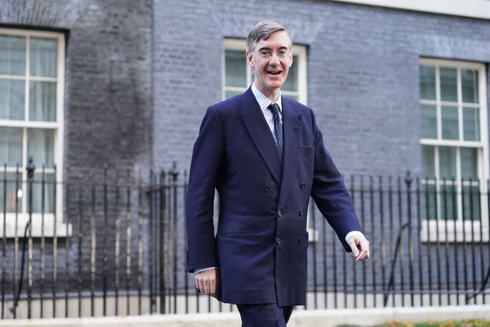 Sir Jacob Rees-Mogg said the party had to get behind the leader (Stefan Rousseau/PA)