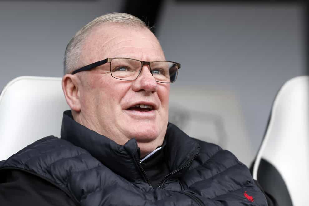 Stevenage manager Steve Evans has been charged with breaching a touchline ban (Nigel French/PA)