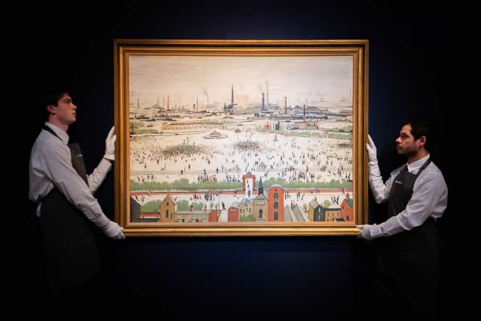LS Lowry painting surpasses £6 million estimate at auction (James Manning/PA)