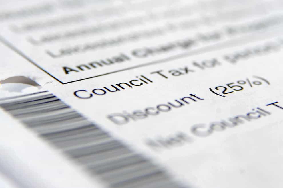 Council tax bills are set to rise by an average 5% (Joe Giddens/PA)