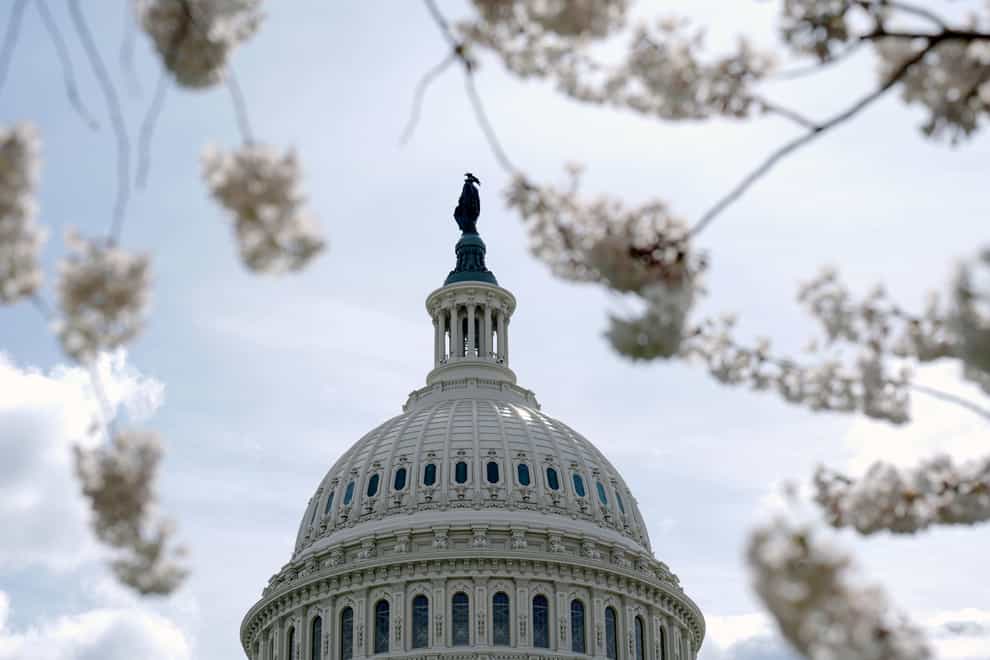 The US Capitol is seen in Washington (Mariam Zuhaib/AP)