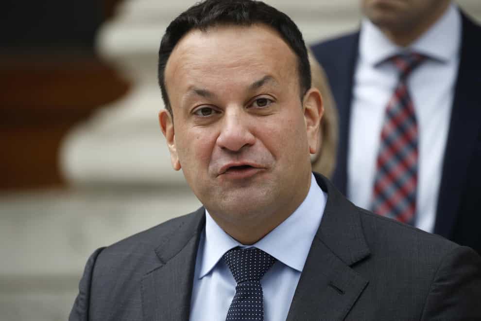 Taoiseach Leo Varadkar released a statement with the prime ministers of Spain, Malta and Slovenia calling for an immediate ceasefire in the Middle East (Nick Bradshaw/PA)