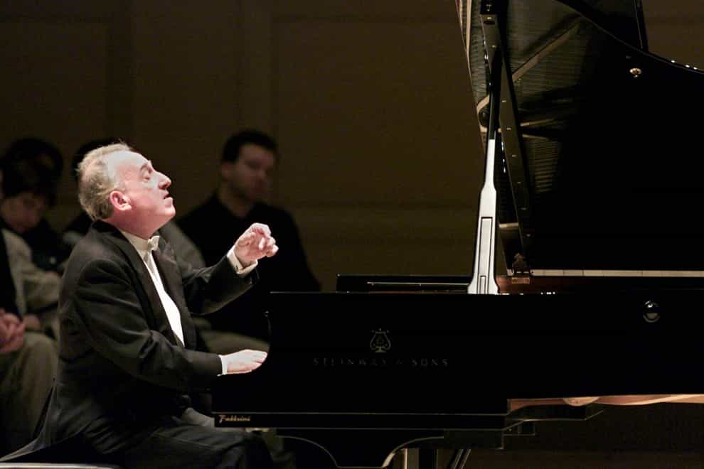 Maurizio Pollini performs at Carnegie Hall in New York (Robert Mecea/AP)