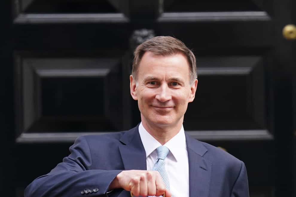 Chancellor Jeremy Hunt appeared to rule out a review of childcare funding to benefit higher-earning parents in this Parliament (James Manning/PA)