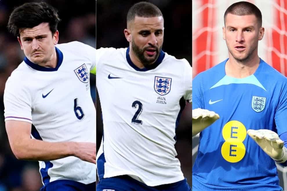 Harry Maguire, Kyle Walker and Sam Johnstone have become the latest England withdrawals (PA)