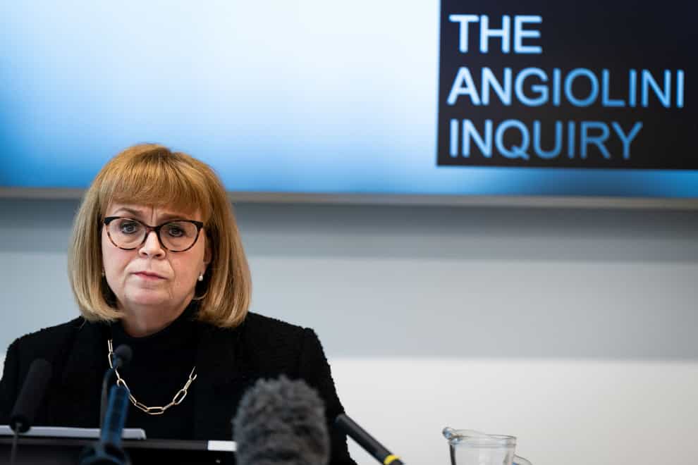 The first part of the Angiolini inquiry was published last month (Aaron Chown/PA)