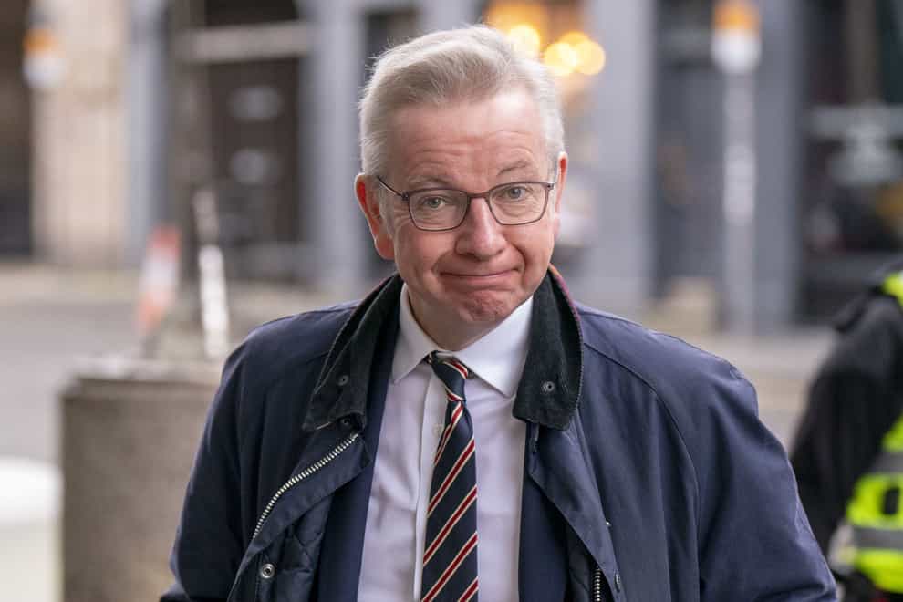 Minister for Levelling Up, Housing and Communities, Michael Gove (PA)