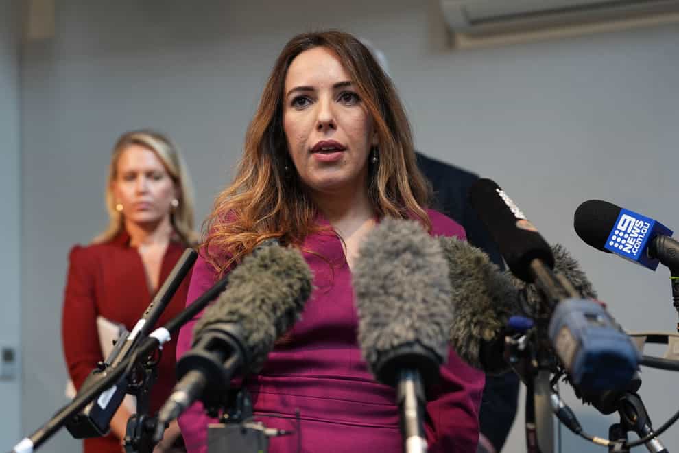 Stella Assange, the wife of Julian Assange, speaking during a press conference at Doughty Street Chambers, central London, after her husband’s bid for an appeal against extradition to the US was delayed (Lucy North/PA)