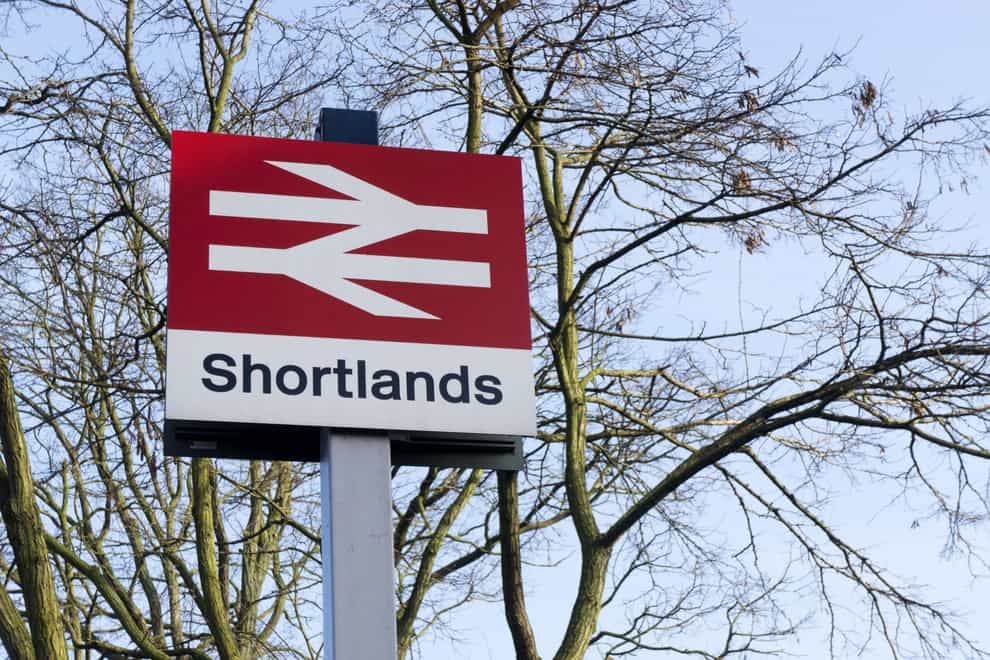 British Transport Police received reports of two men fighting while entering a train at Shortlands railway station in Bromley (Alamy/PA)