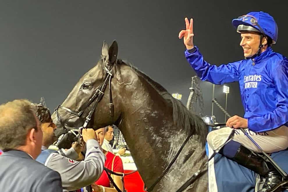 William Buick salutes the crowd (PA)