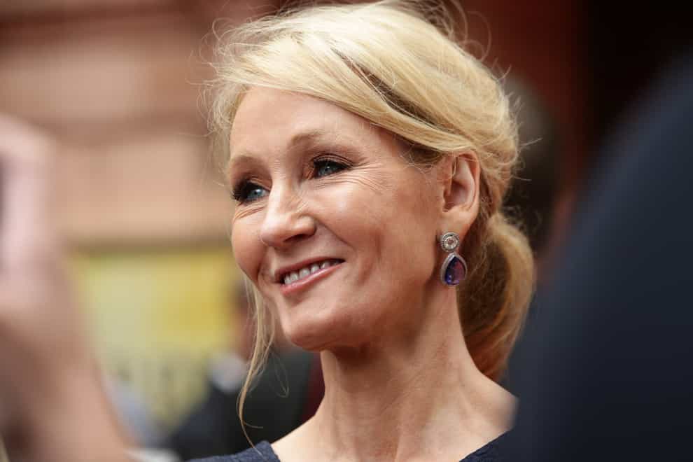 Author JK Rowling thanked supporters who had backed her stance on the Hate Crime and Public Order (Scotland) Act (Yui Mok/PA)