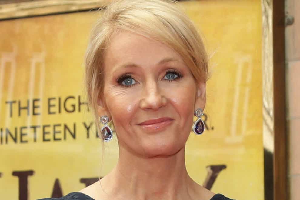 JK Rowling made a series of comments on social media after Scotland’s new hate crime laws came into effect (PA)