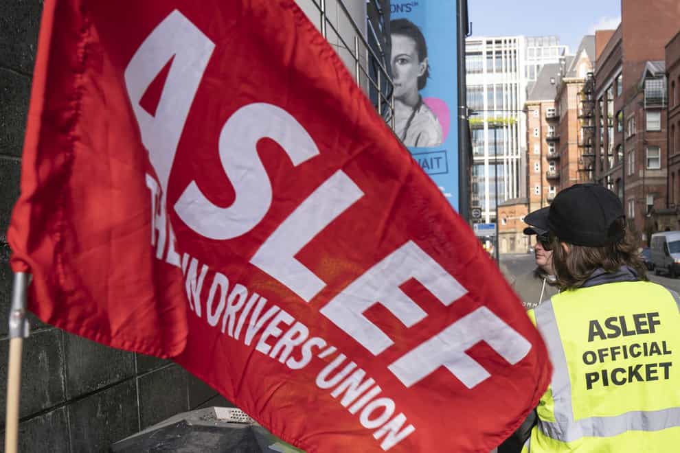 Members of Aslef are embroiled in a 20-month dispute over jobs with no sign of a breakthrough (Danny Lawson/PA)