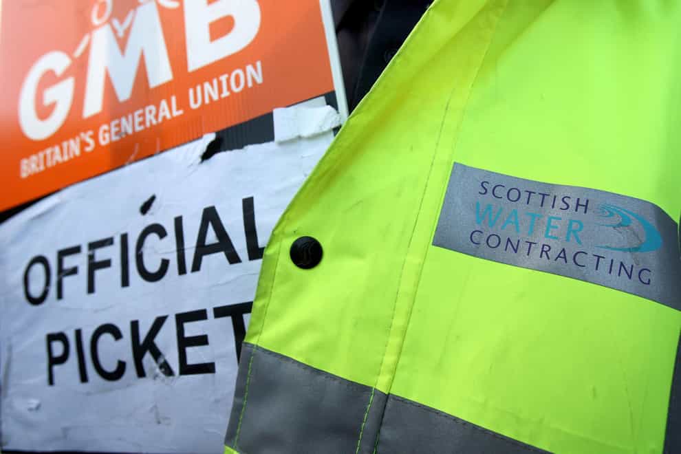 GMB Scotland staff are set to strike, starting on Friday (Andrew Milligan/PA)
