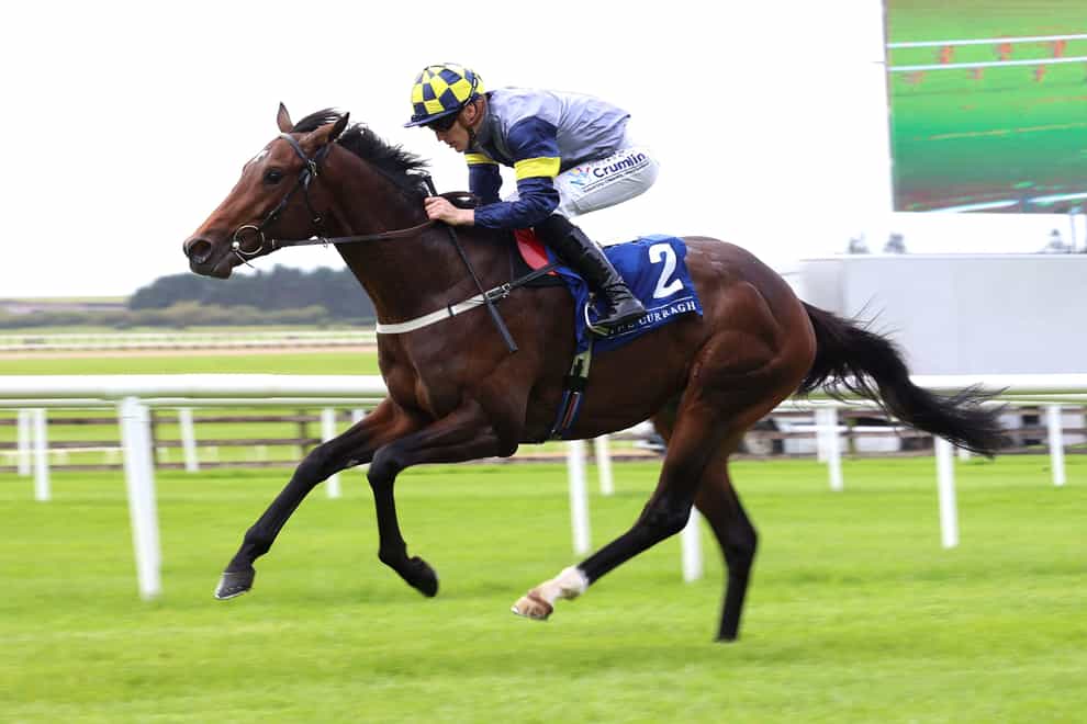 Deepone ridden by Billy Lee on the way to winning the Beresford Stakes at the Curragh (Damien Eagers/PA)