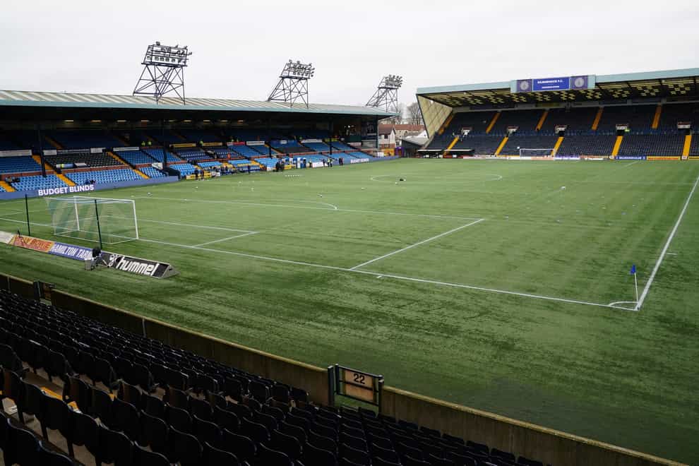 Kilmarnock hosted Ross County at Rugby Park (Jane Barlow/PA)
