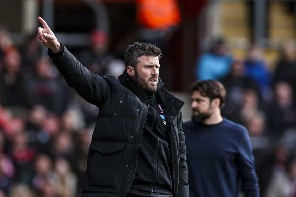 Middlesbrough manager Michael Carrick gestures on the touchline during the Sky Bet Championship match at St Mary’s Stadium, Southampton. Picture date: Friday March 29, 2024.