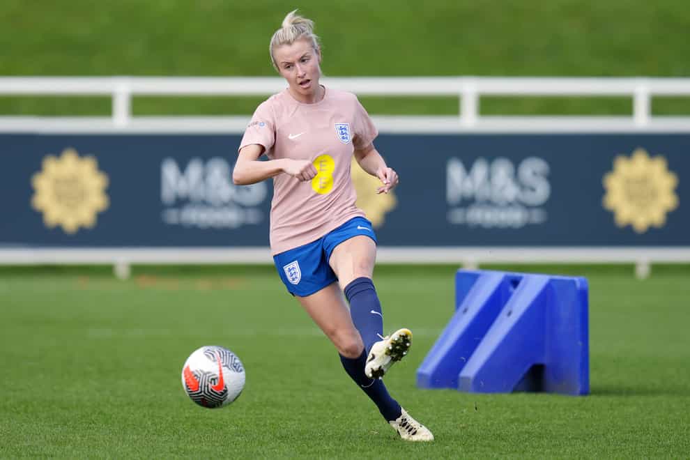 Tuesday’s game will be Leah Williamson’s first for the Lionesses since a friendly against Australia last April (Jacob King/PA)