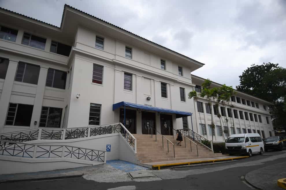 The Supreme Court in Panama City as the trial starts for those charged in connection with the worldwide ‘Panama Papers’ money laundering case (Agustin Herrera/AP)