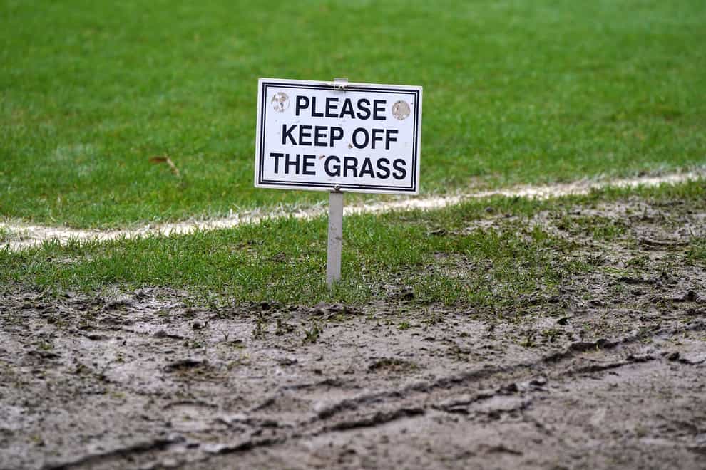 The Dens Park pitch has been a problem all season (Andrew Milligan/PA)