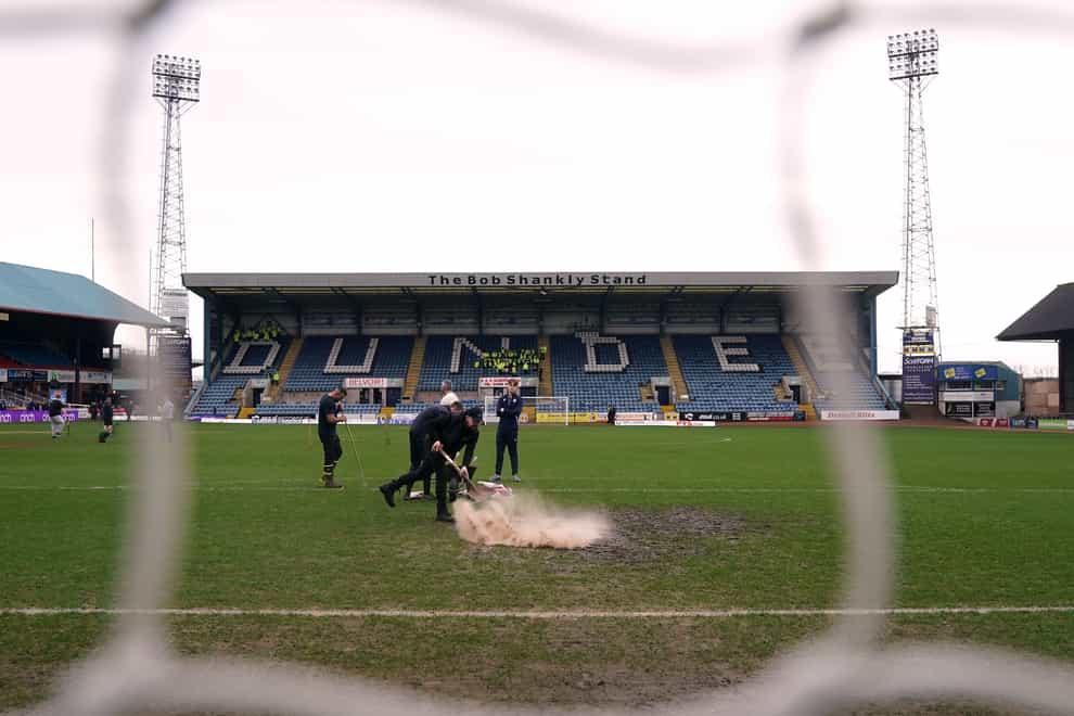 The Dens Park pitch failed a second inspection (PA)