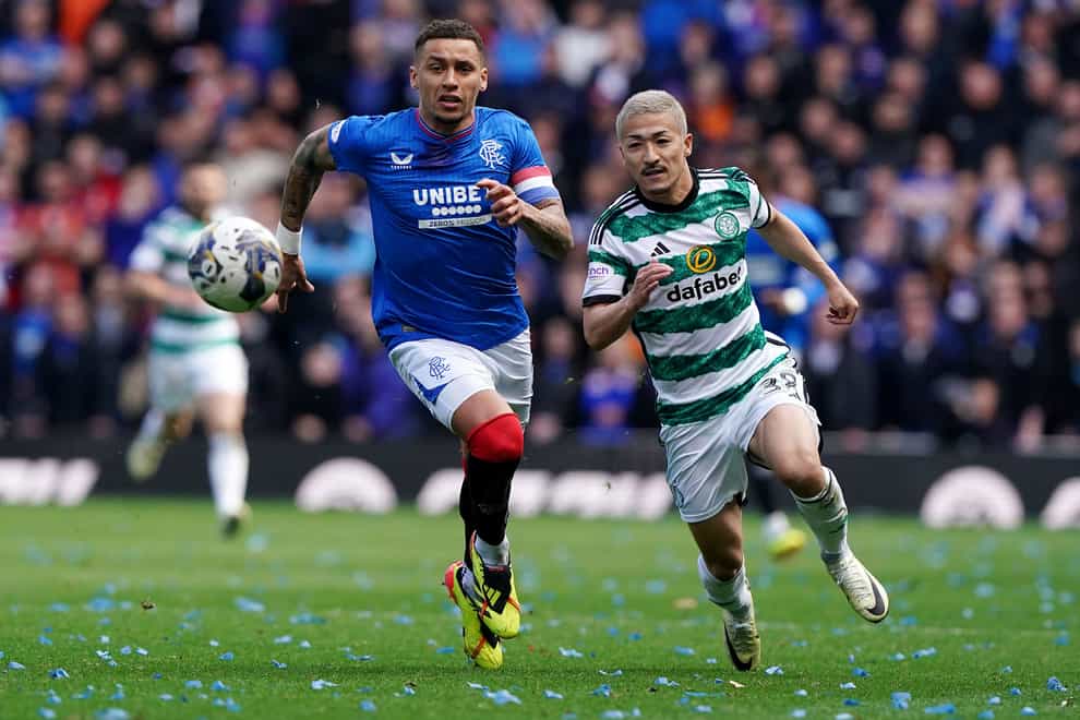 The Japanese winger scored Celtic’s opener at Ibrox last weekend (Andrew Milligan/PA)