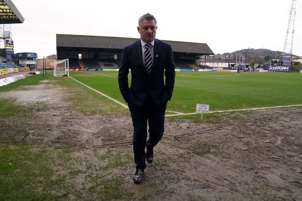 The Dundee manager dodged the pitch controversy (Andrew Milligan/PA)