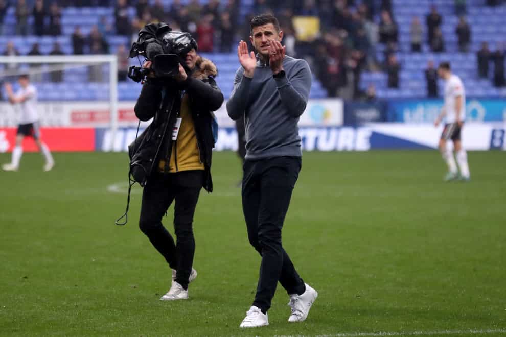 Portsmouth manager John Mousinho was happy to take home a point at Bolton (Tim Markland/PA)