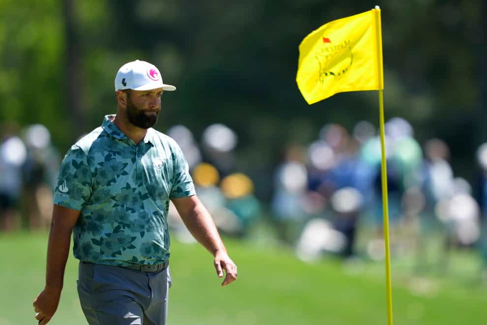 Defending champion Jon Rahm remained well down the leaderboard after a third round of 72 at the Masters (Matt Slocum/AP)