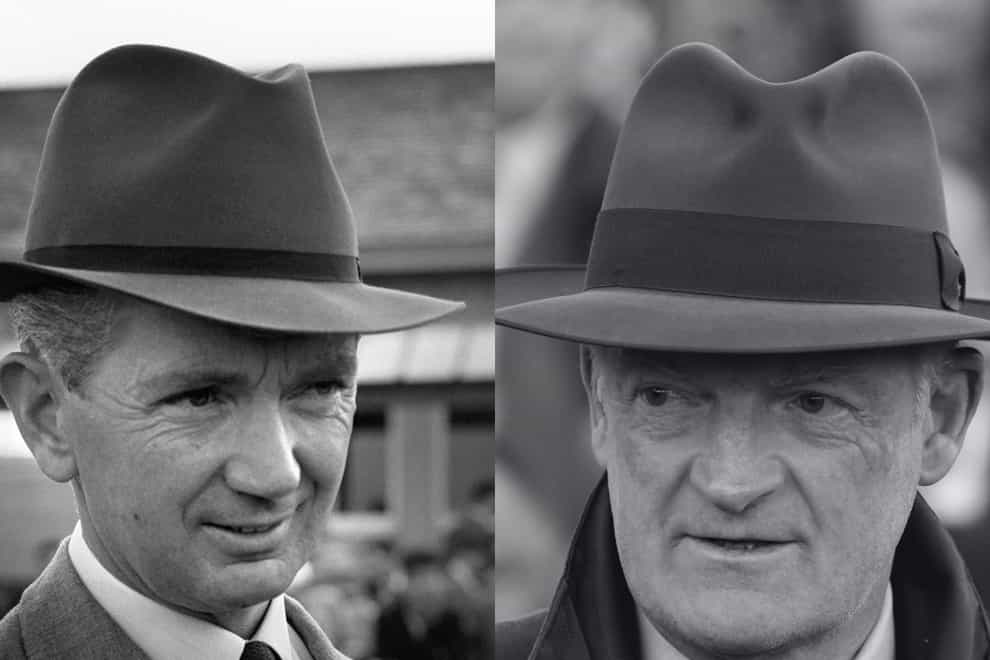 Vincent O’Brien (left) and Willie Mullins (PA)