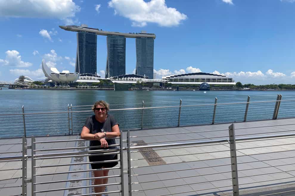 Hannah Stephenson in Singapore (Hannah Stephenson/PA)