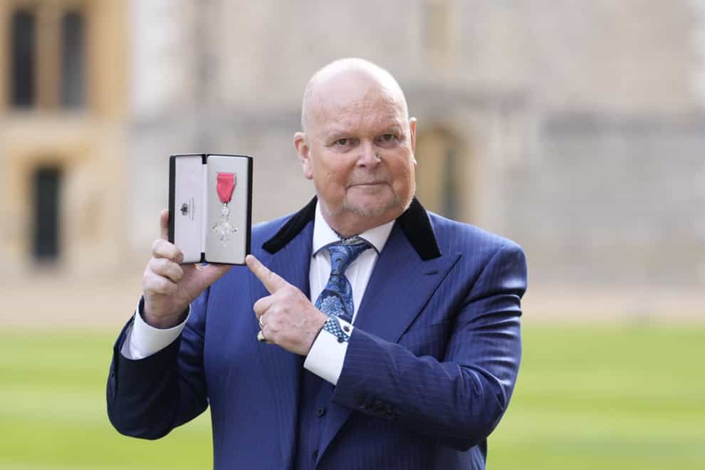 James Whale has been made an MBE (Andrew Matthews/PA)