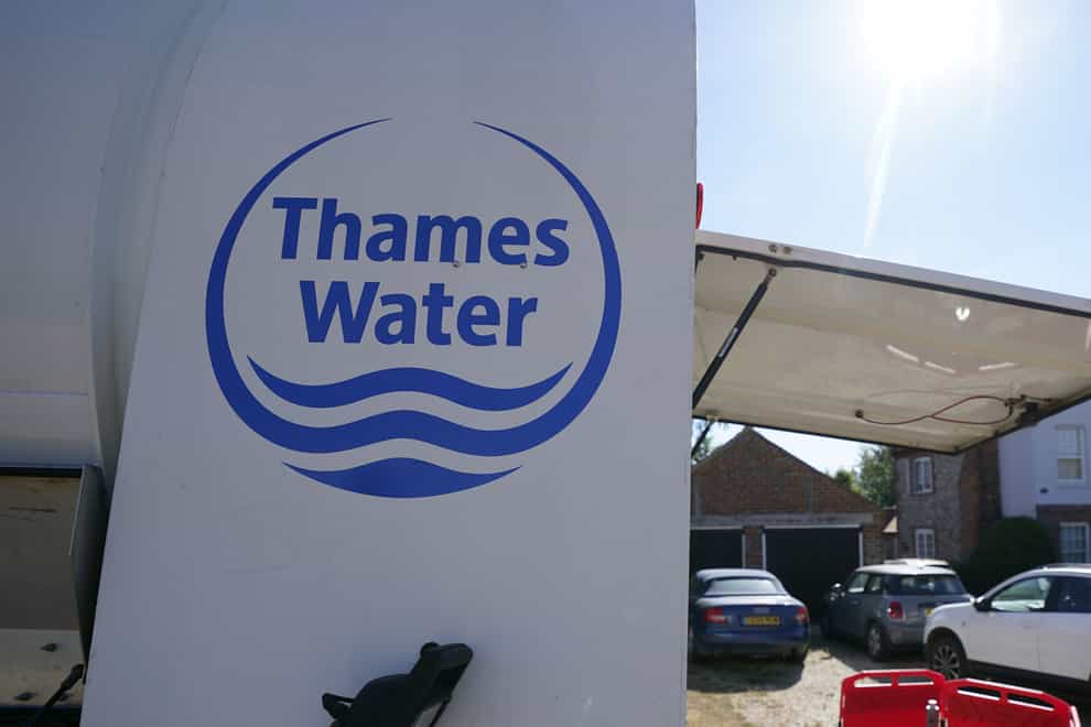 Plans are being drawn up for a Government takeover of Thames Water (Andrew Matthews/PA)