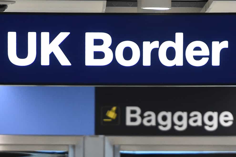 Four men have been arrested across the UK in people-smuggling raids (PA)