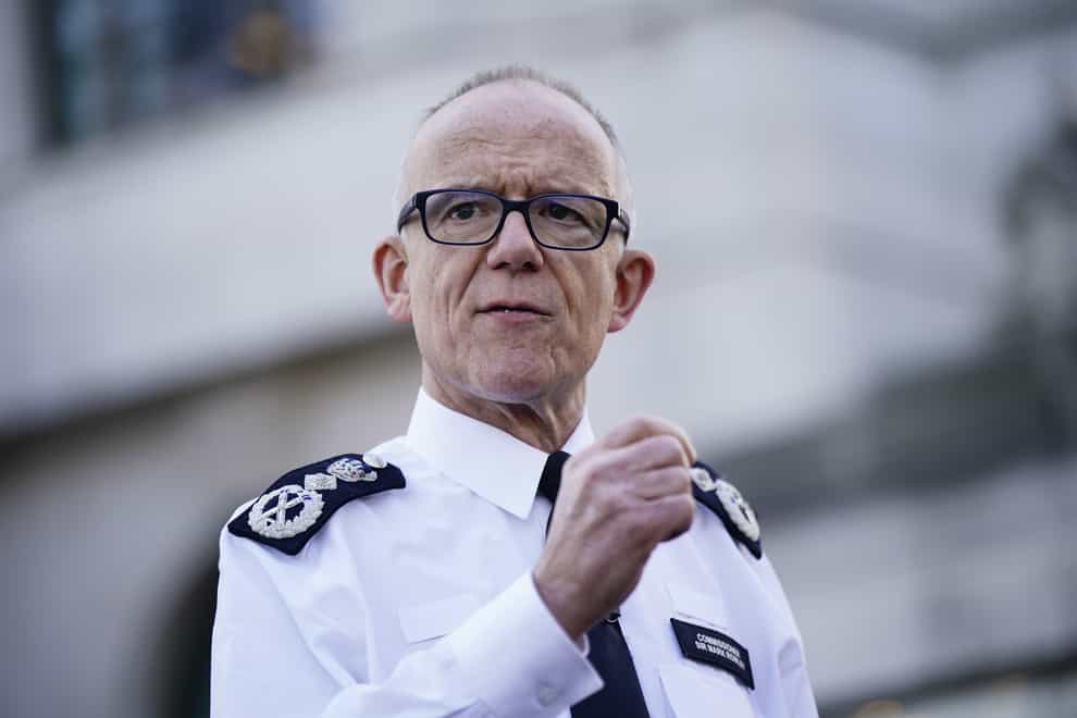 Metropolitan Police Commissioner Sir Mark Rowley has faced calls to resign over the force’s handling of pro-Palestinian protests (Aaron Chown/PA)