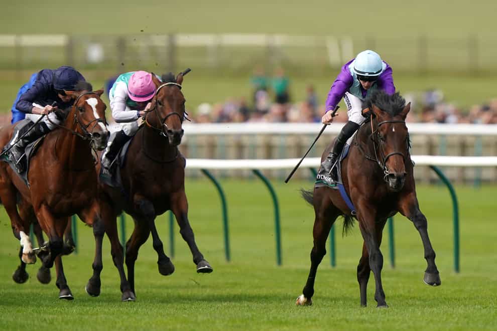 Ghostwriter impressed when winning on the Rowley Mile at two (Tim Goode/PA)
