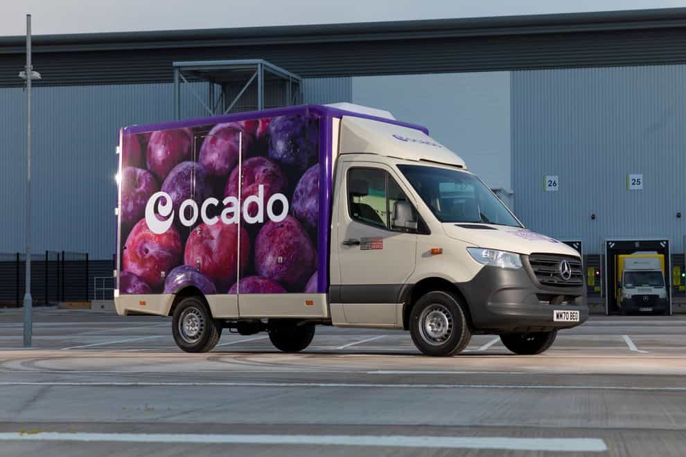 Ocado shares moved higher on Monday amid reports that the group has spoken to investors about moving its stock market listing from London to New York (Ocado/PA)