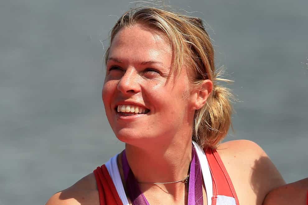 Anna Watkins, pictured after winning double scull gold at London 2012 with Katherine Grainger, is keen to promote the support available to athletes when they leave their funded programmes (Stephen Pond/PA)