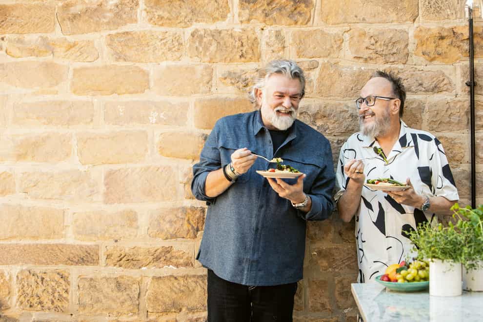 The Hairy Bikers’ new cookbook puts the spotlight on fresh Mediterranean ingredients (Andrew Hayes-Watkins/PA)