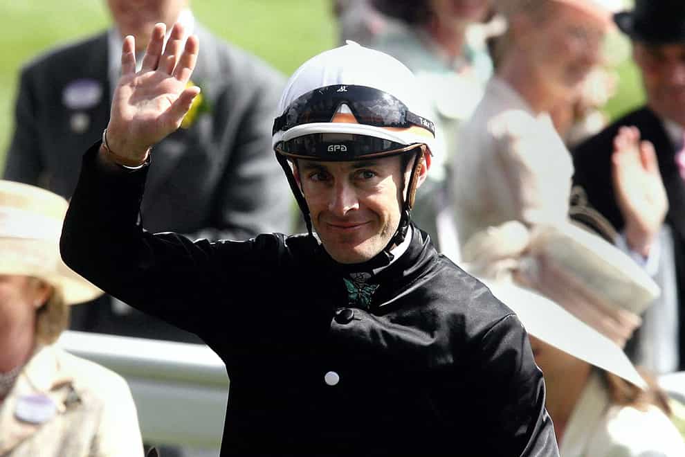 Olivier Peslier after his Royal Ascot win on Ouija Board (Chris Young/PA)